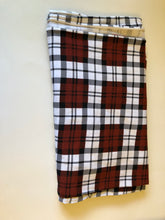 Load image into Gallery viewer, White &amp; Maroon Plaid